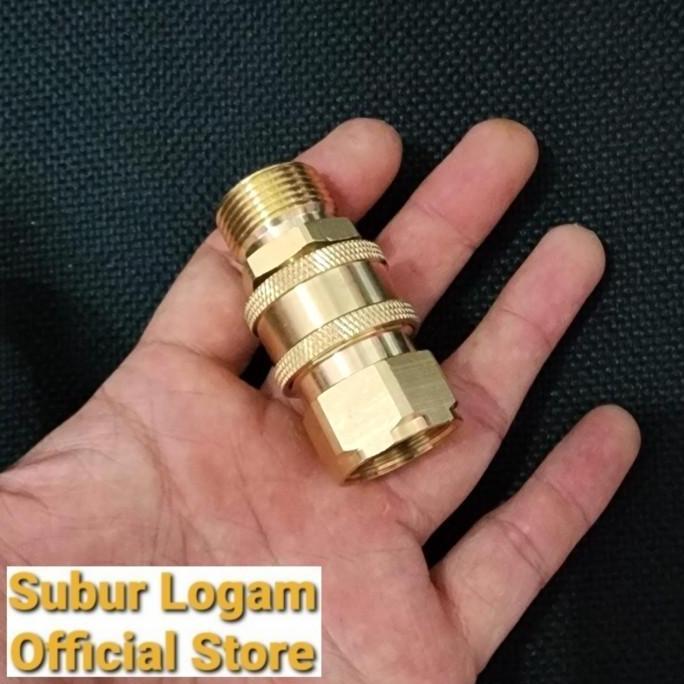 Quick Connect Coupler M22 Male Dan M22 Female Untuk Mtmasaki Mt 1800