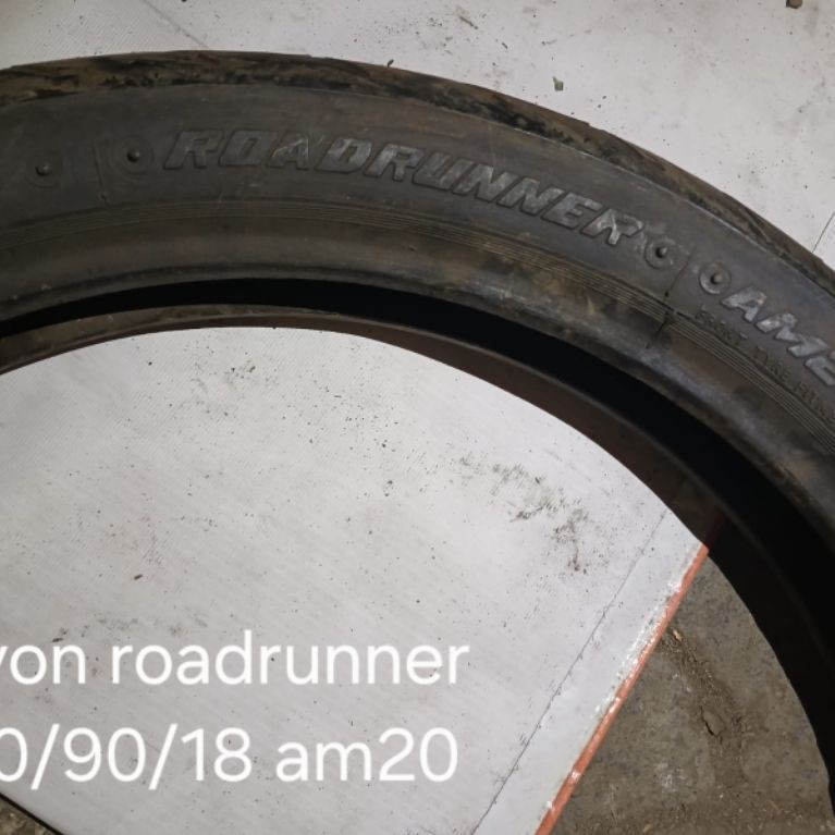 BAN LUAR MOTOR AVON ROADRUNER 90/90-18 BARU STOK LAMA ORIGINAL