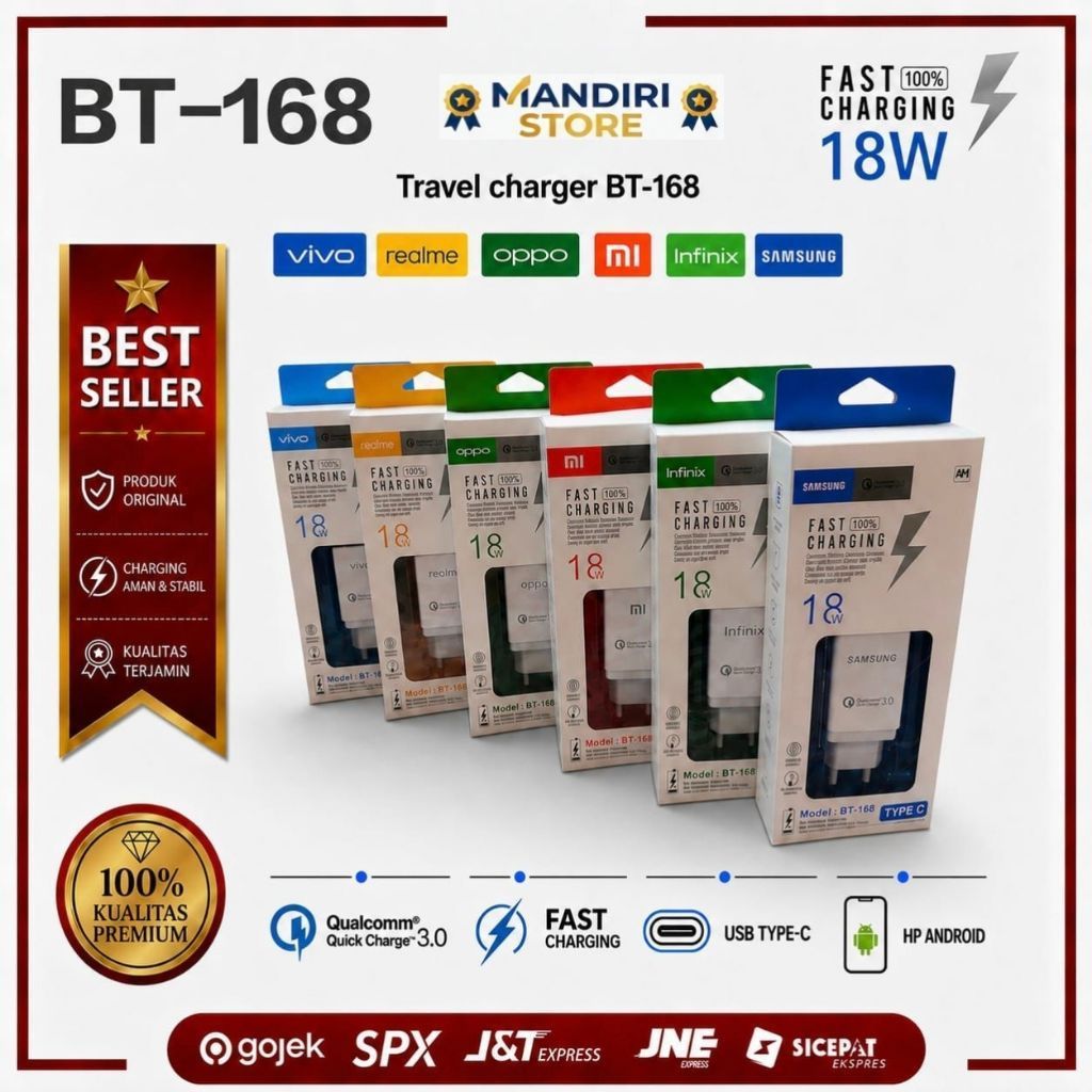 Travel charger BT-168 Type-C