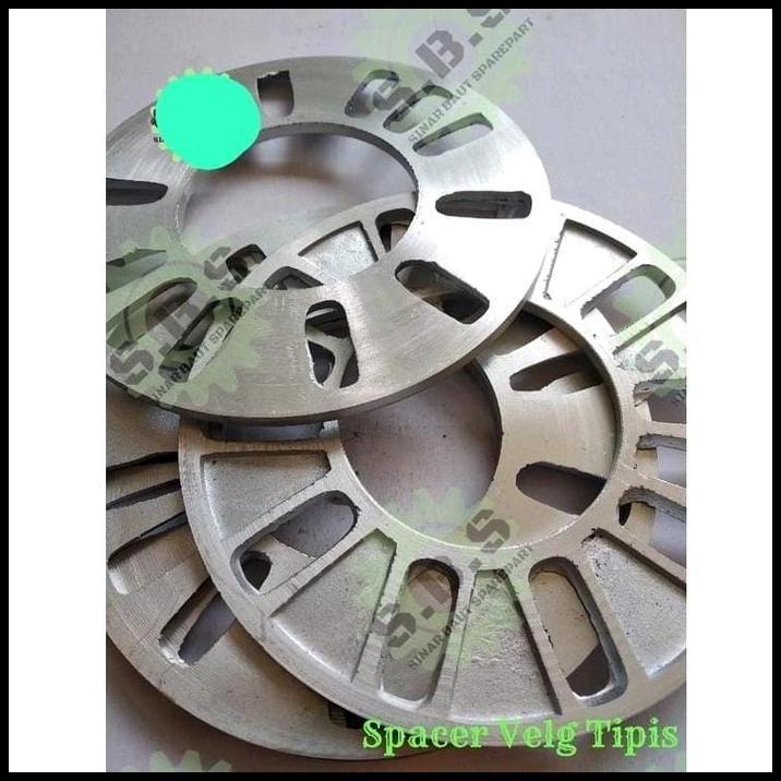 GRATIS ONGKIR ( 1PC ) SPACER VELG MOBIL UNIVERSAL TIPIS - SPACER VELG MOBIL 5MM 