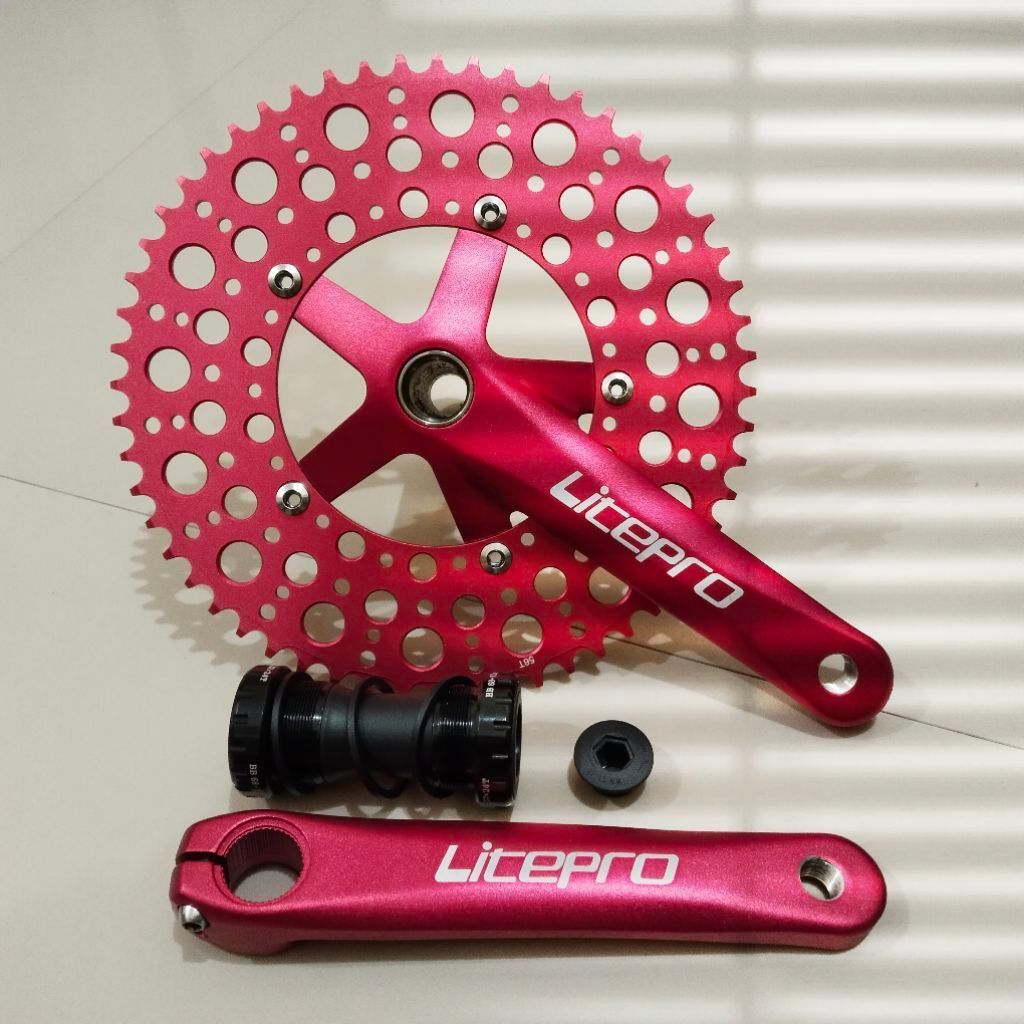 crankset litepro HT2 + BB mix chainring