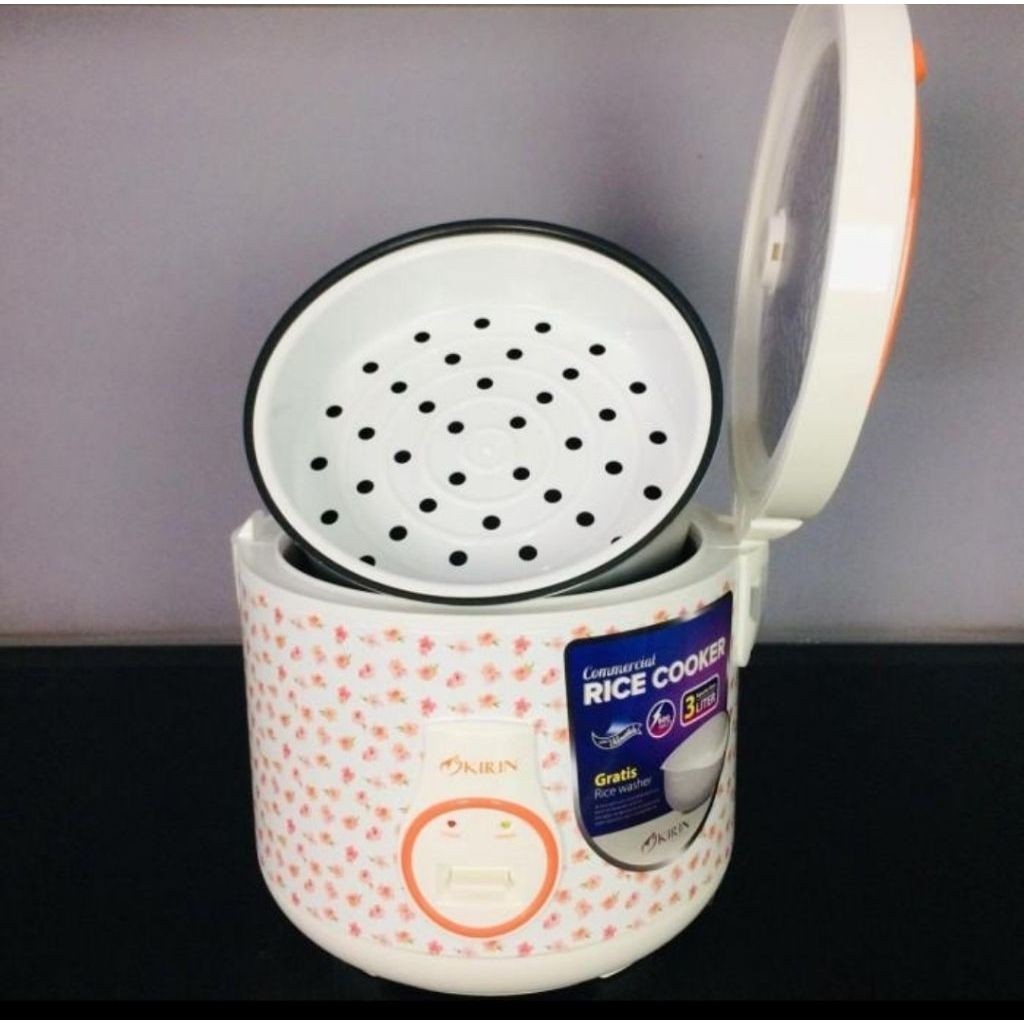 Magic Com Kirin 3 Liter KRC 188 WH Rice Cooker Extra Besar