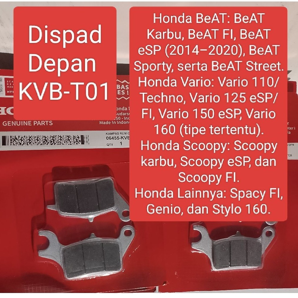 DISPAD DEPAN...KVB-T01...For HONDA...