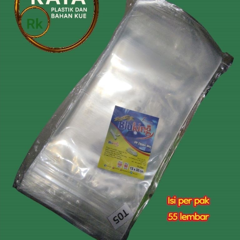 plastik klip PP bening tebal 15x30