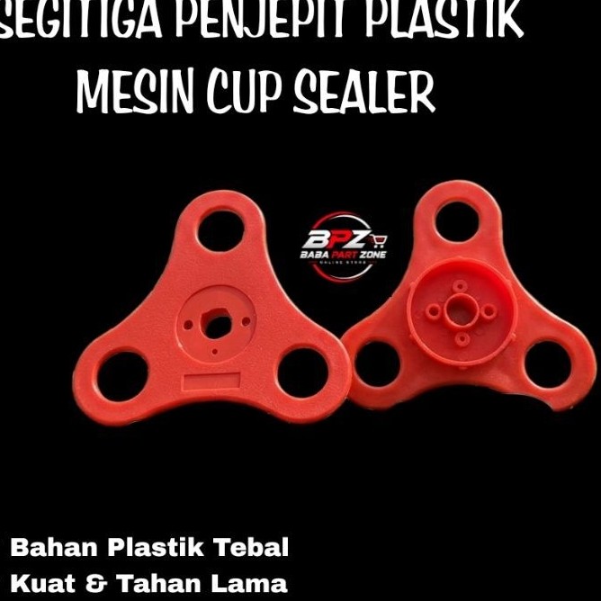 SPAREPART MESIN CUP SEALER/SEGITIGA PENJEPIT PLASTIK MESIN CUP SEALER BAHAN PLASTIK TEBAL BERKUALITA