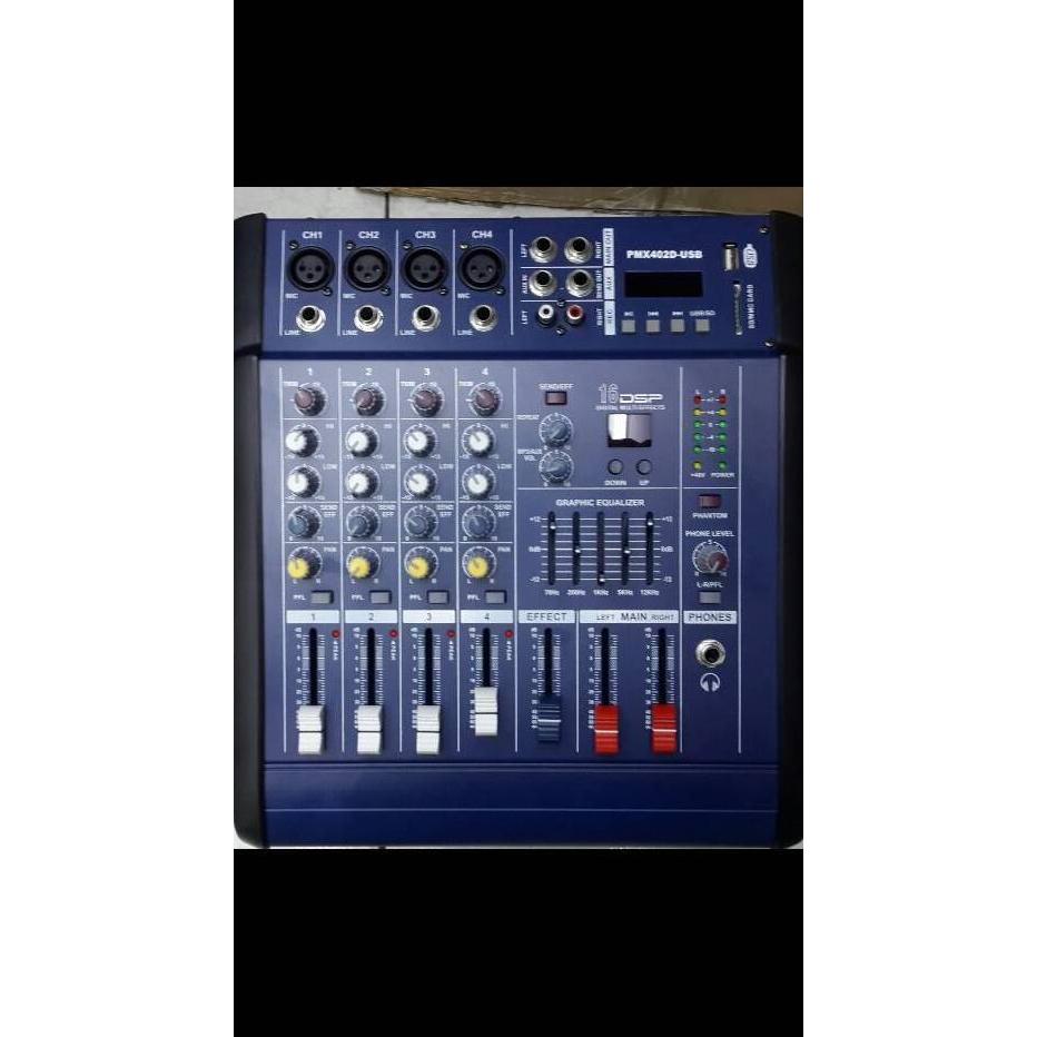 Power mixer PMX 402D USB ( 4 channel )