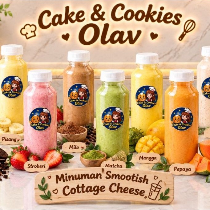 Cottage Cheese Smoothies Minuman ,​ Cottage Cheese Smoothies Drink