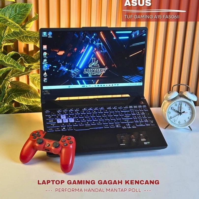 LAPTOP ASUS TUF GAMING A15 FA506II RYZEN 7 NVIDIA GTX 1650 TI SSD 512GB RAM 16GB BACKLIGHT RGB SECON