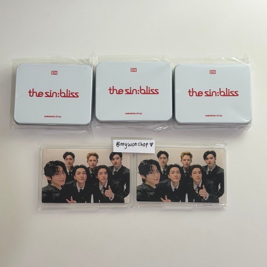 (READY INA) ENHYPEN THE SIN:BLISS POB WEVERSE TIN CASE DAN ACRYLIC STAND