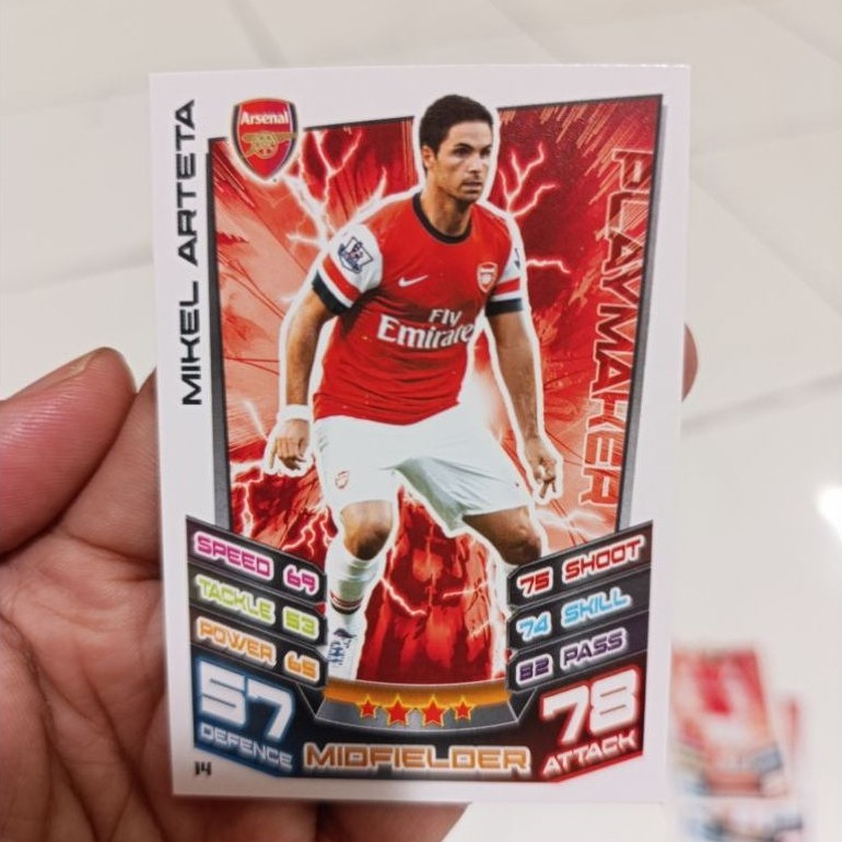 Kartu Topps Match Attax Arsenal