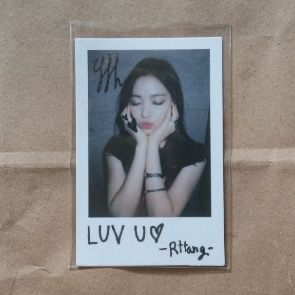 [OFFICIAL] WTS Photocard Ryujin Polaroid Dalla Dalla Era