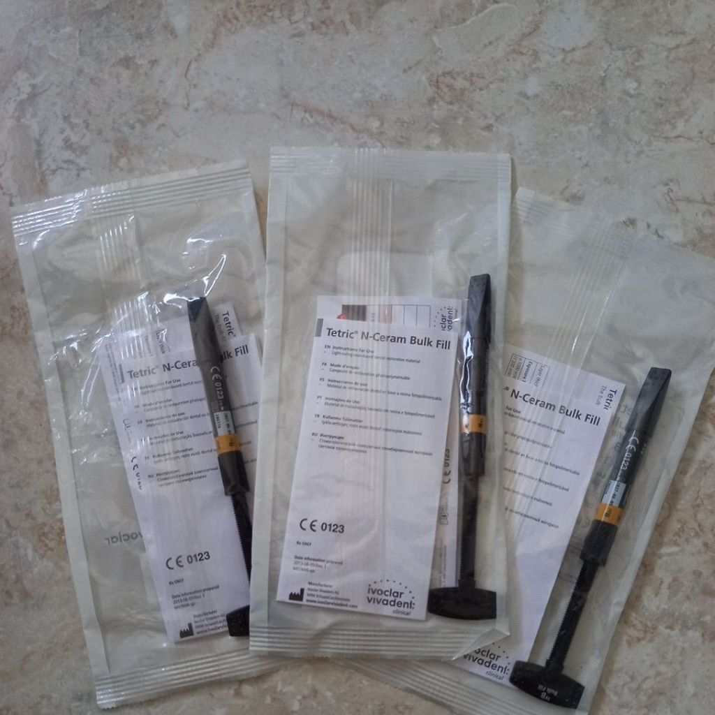 Tetric N-Ceram Bulk Fill ivoclar vivadent CE 0123 alat pengisi resin dental