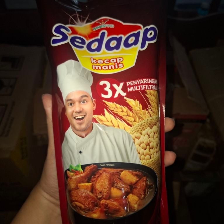 Kecap Manis Sedaap 1kg - Aroma Khas, Gurih, dan Kental - 1000g