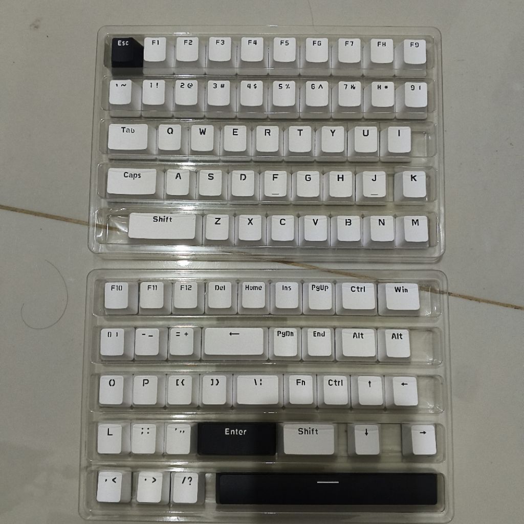 Keycaps Putih Copotan Vortexmono 75