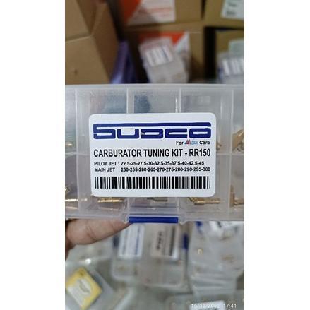 PILOT & MAIN JET TUNING KIT SET KARBURATOR KAWASAKI NINJA 150 RR KRR 150RR / TM MIKUNI VM 28 SUDCO P
