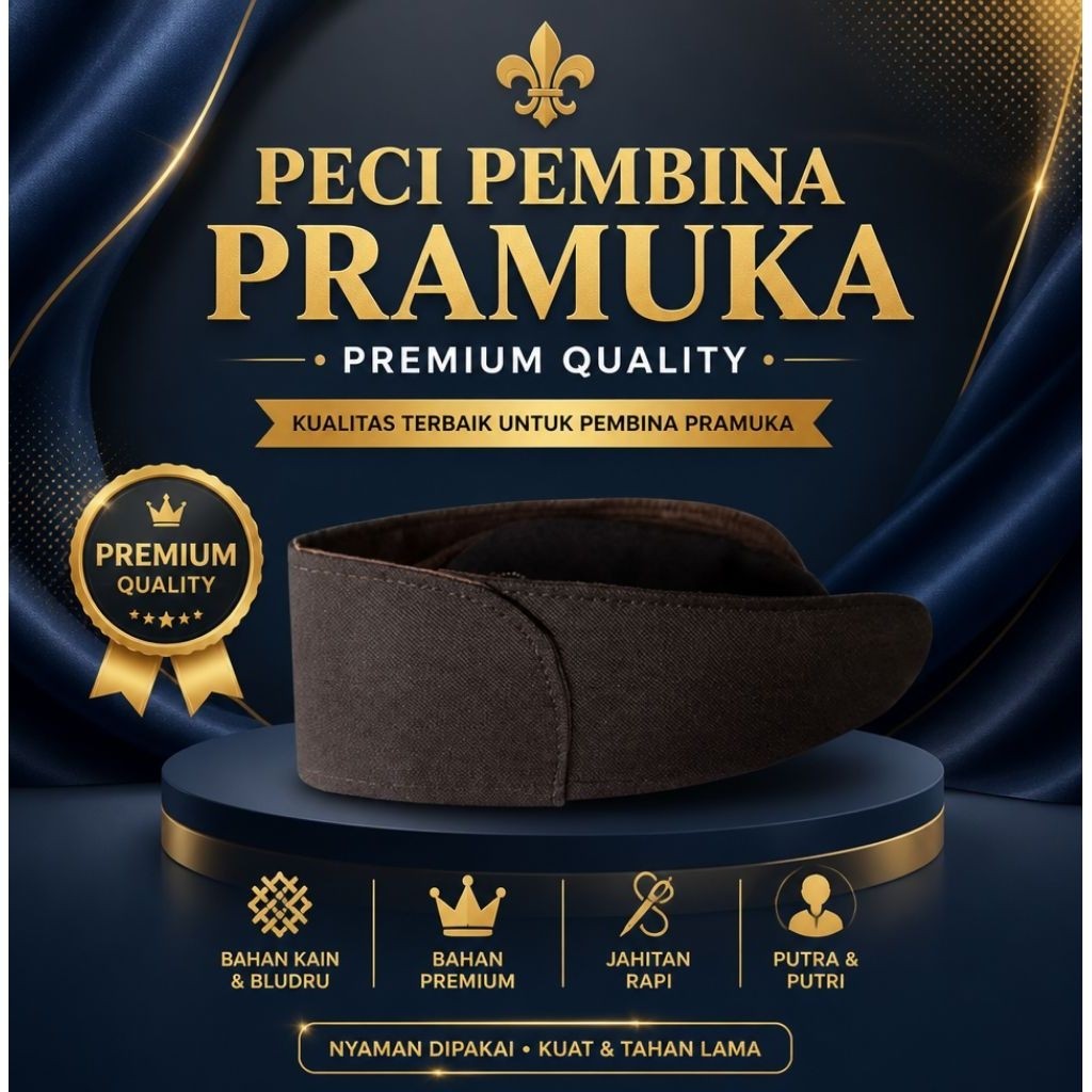 PECI PEMBINA PRAMUKA BLUDRU | KAIN PREMIUM