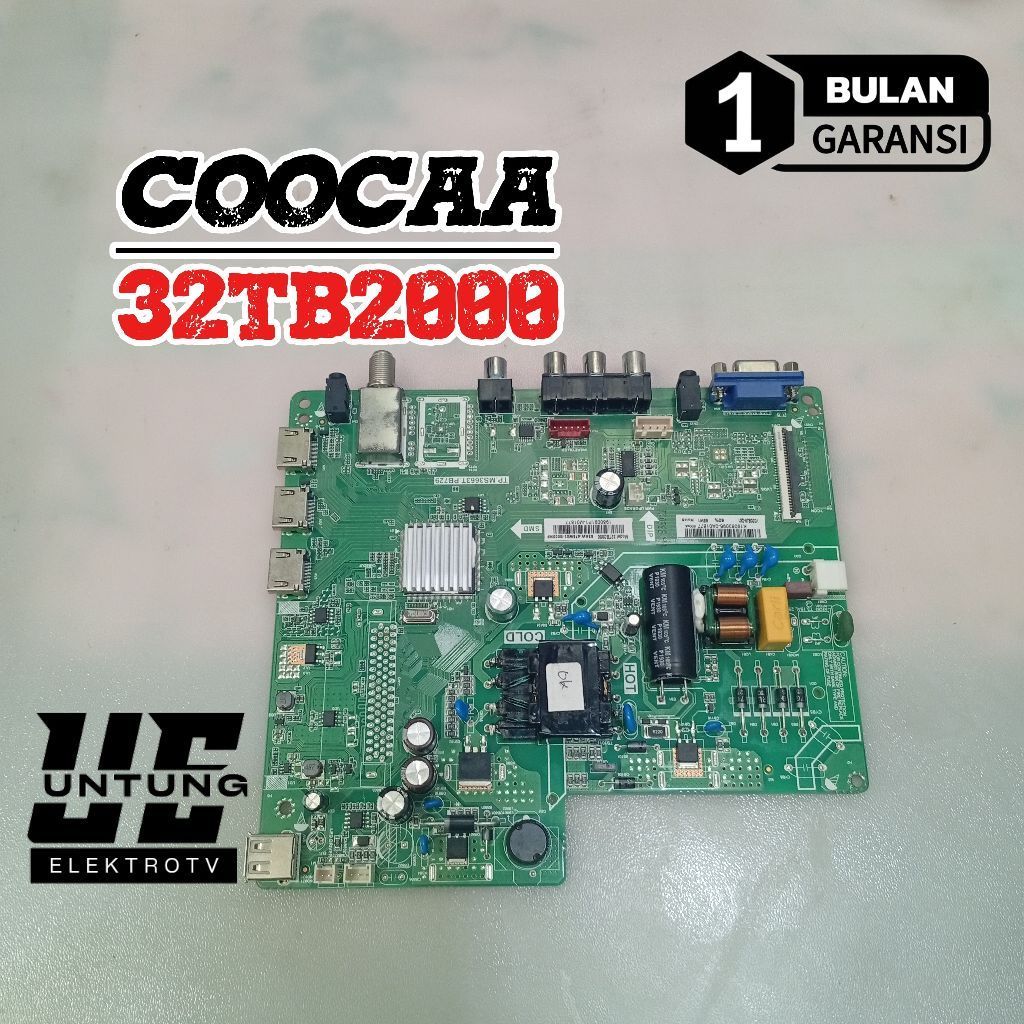 MAINBOARD TV COOCAA 32TB2000 MOTHERBOARD-MOBO-MB-MODUL MESIN TV COOCAA 32TB2000