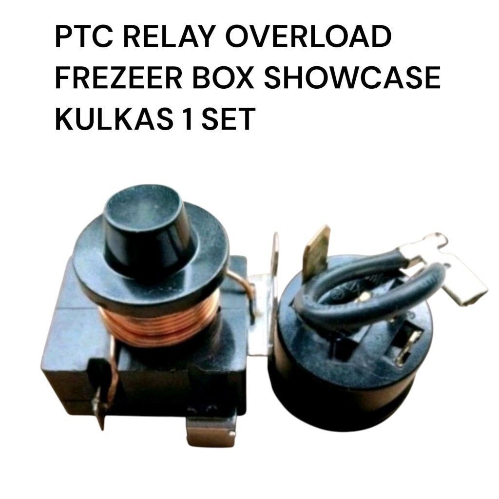 PTC Relay Overload Freezer Box Showcase Kulkas 1 Set