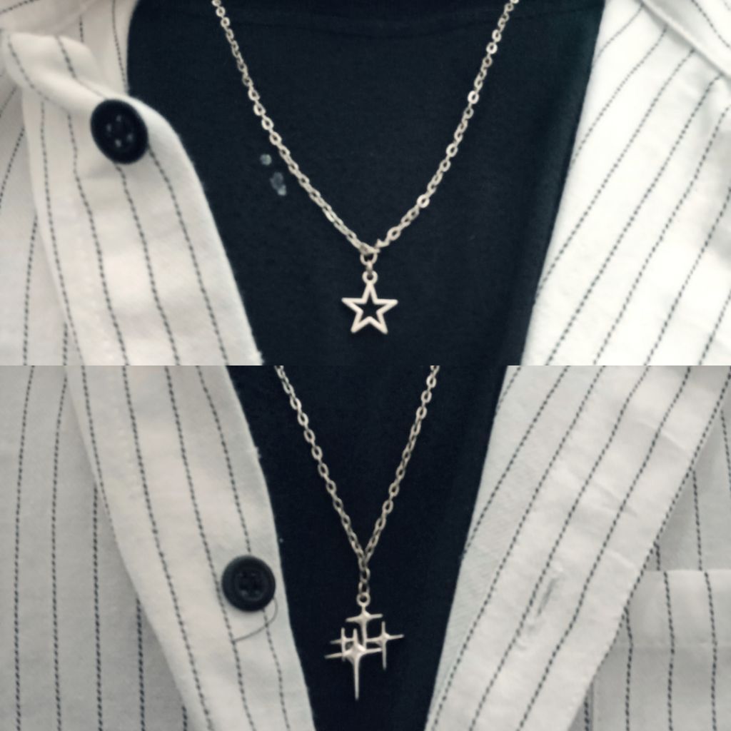 Kalung aesthetic anti karat pria wanita