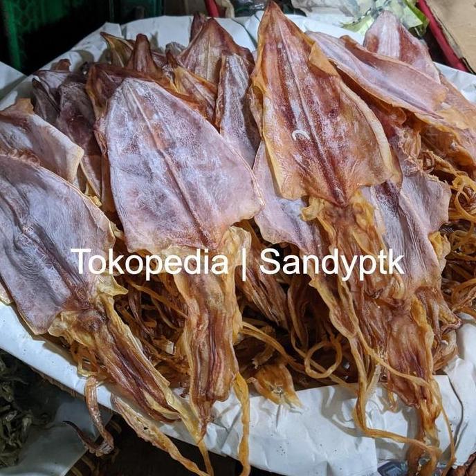 Sotong - Cumi Kering - Juhi Kering Ukuran Besar Kalimantan Pontianak