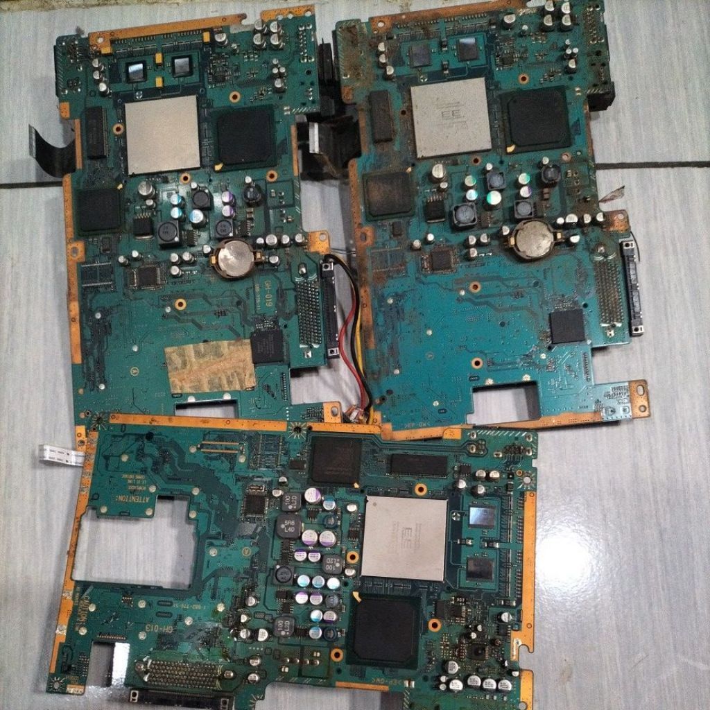 Mainboard PS2 Fat 2chip Rusak Kondisi Foto