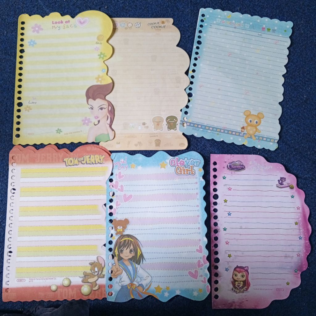 [ MINIMAL ORDER 5 LEMBAR — VOLUME 3 ] BENTUK UNIK REFILL BINDER A5 20 RING NON HARVEST TIPIS LOOSE L