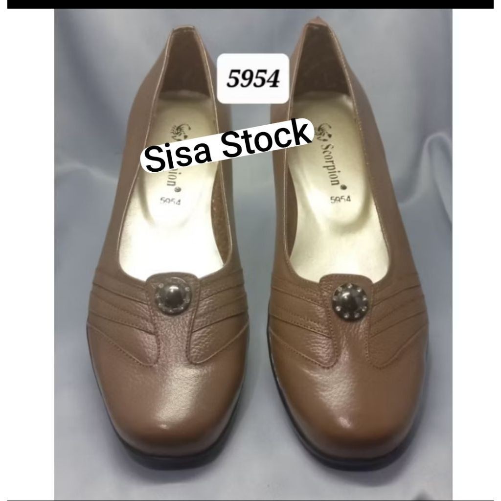 Sepatu Scorpion - 5954 Sepatu Kulit Pantofel Wanita Flat Shoes
