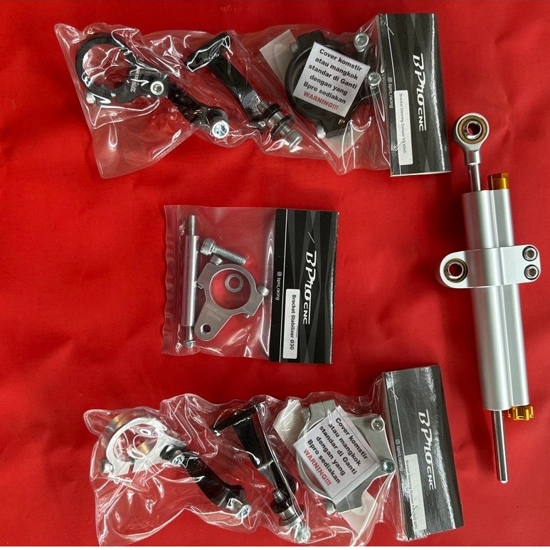 Bracket Stabilizer Rx King Bpro dan Stabilizer Matris Steering Dumper Damper Rx King