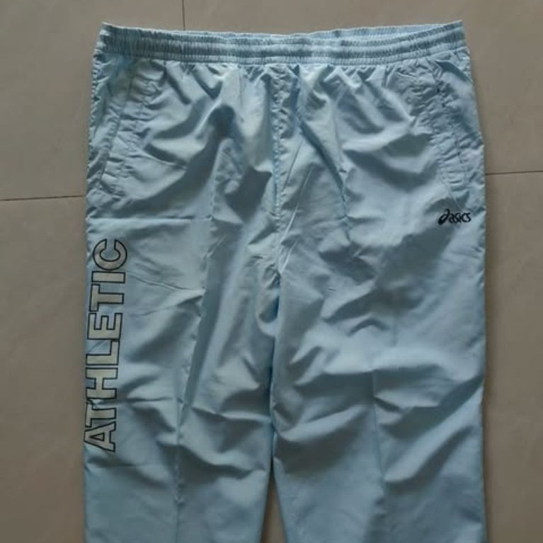 Celana Training Parasut Jogger ASICS Size XL Original Second