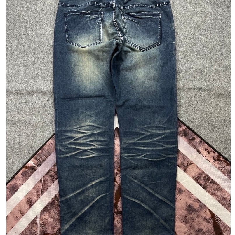 Celana jeans fading Invisible second