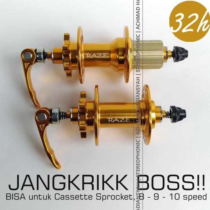 Hub Freehub RAZE 32 Hole RAZE Hub Freehub 32H Hub RAZE GOLD 32 Hole Freehub RAZE 32H GOLD