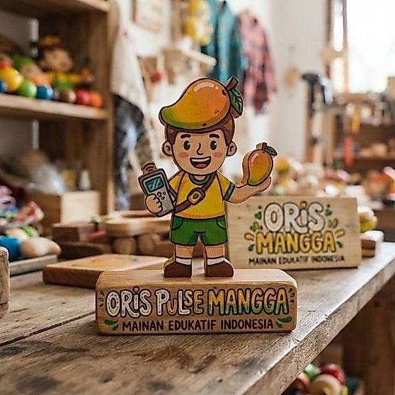 Mainan Edukatif Oris Pulse Mangga 1 Pcs karakter buah mangga untuk anak