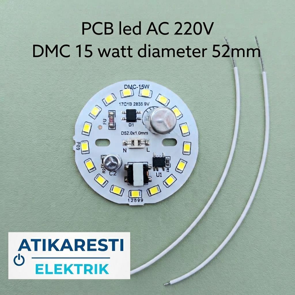 PCB lampu LED 15 watt putih 220V DMC