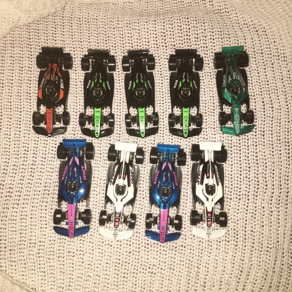 Hot Wheels Formula One F1 Loose 2025 Edition Original Kick Sauber Audi Mclaren Alpine Haas Aston Mar