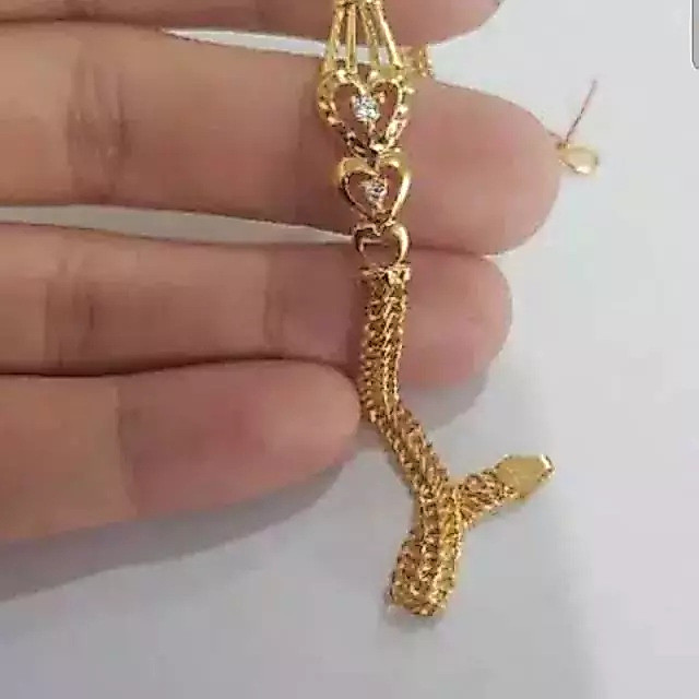 Gelang Hati Emas Asli Kaddar 875
