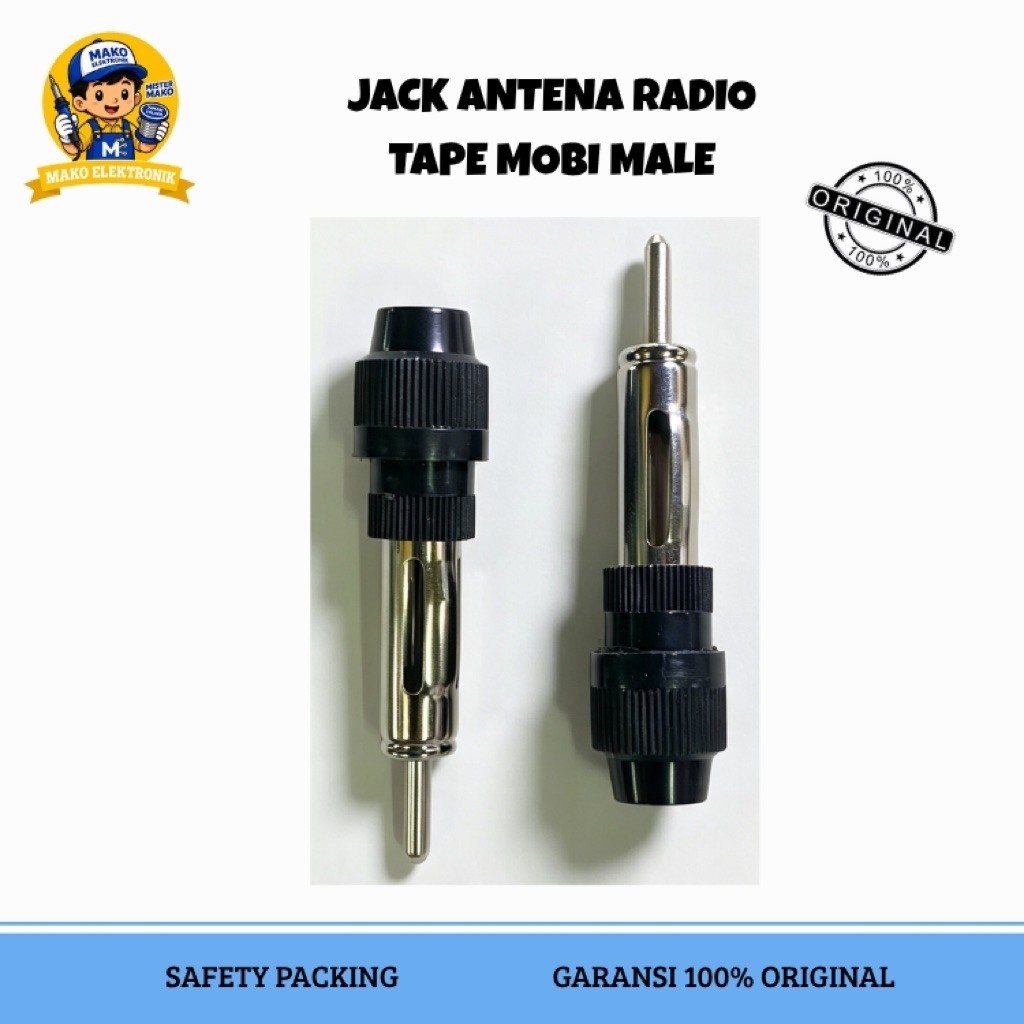 JACK JEK ANTENA RADIO MOBIL KONEKTOR ANTENNA RADIO TAPE TIP MOBIL MALE LAKI