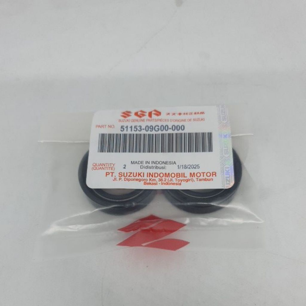 (Harga 10 pcs) Seal Shock SGP Suzuki Smash Satria Fu Seal Shock Depan SGP