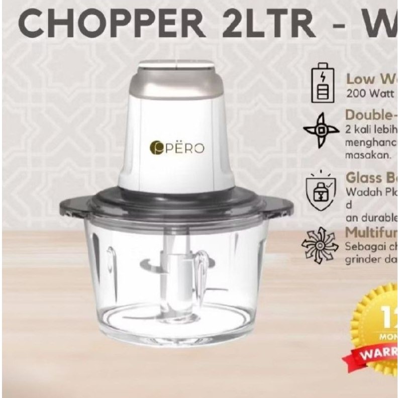 Chopper Pero 2 Liter