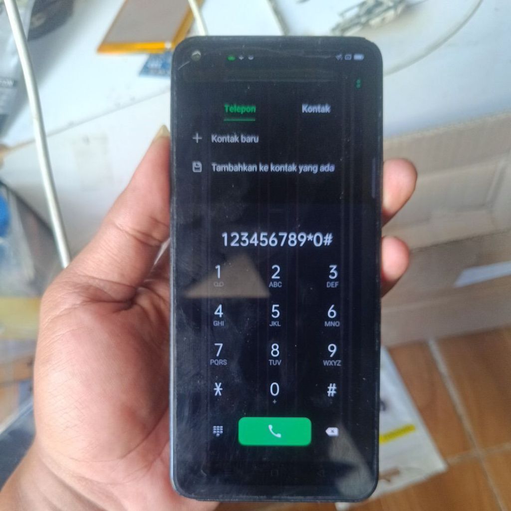 LCD+Frame  Oppo A53 4G Layar Noda Sentuh Normal Incell Hnya LCD Tanpa Mesin Baca Deskripsi