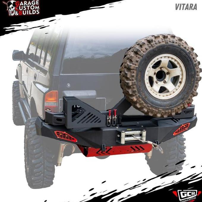 BUMPER VITARA ESCUDO SIDEKICK BUMPER BELAKANG FULL ACC