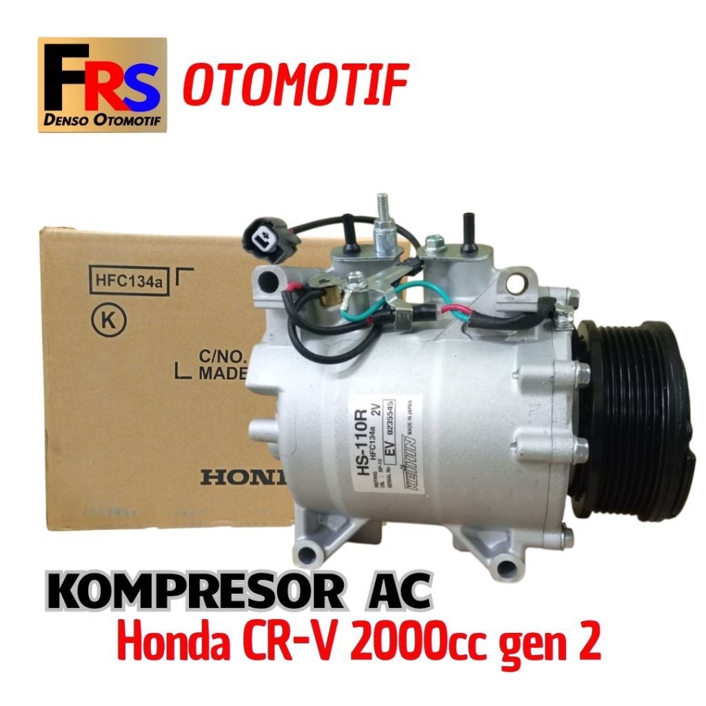 Kompresor Ac New CR-V gen 2 Crv 2000 gen2 Compressor Ac set Crv 2000 gen 2 keihin