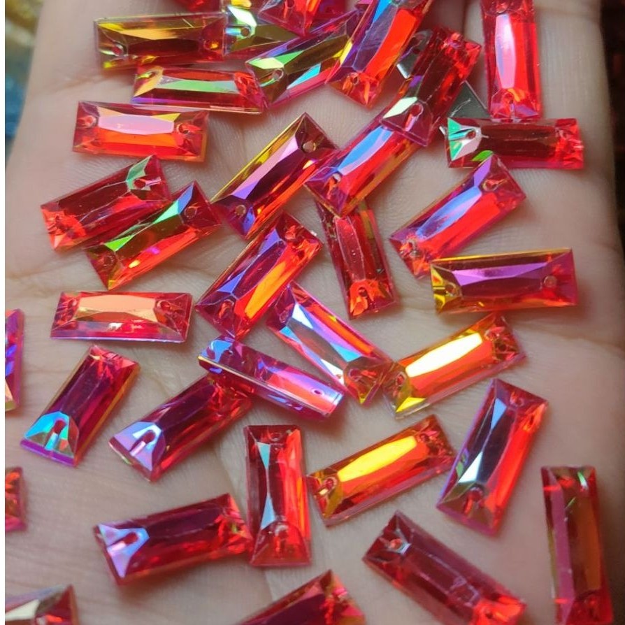 Payet Diamond Persegi pelangi / Payet baju / diamond persegi