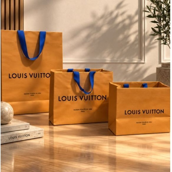 Paper Bag Louis Vuitton LV Original | Paperbag LV 3 Ukuran - LIVYSIONER
