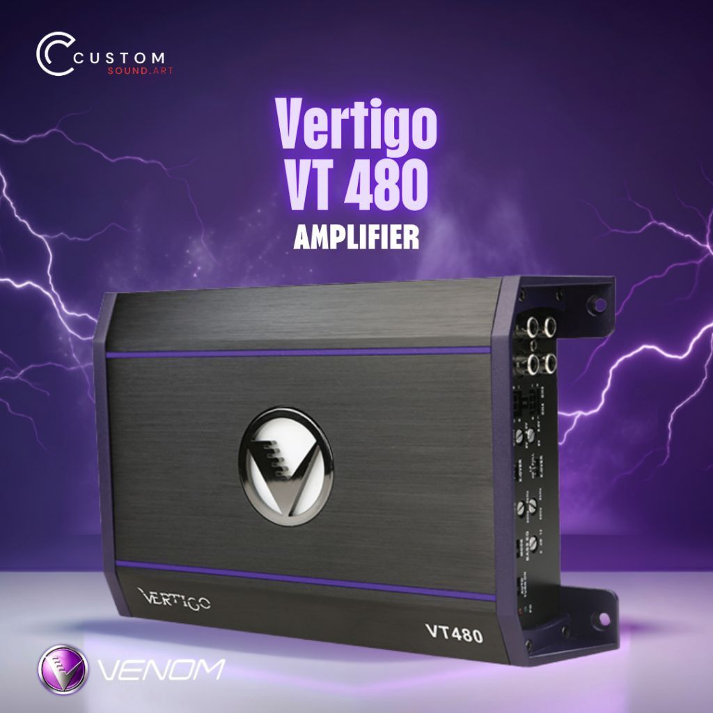 VENOM VERTIGO VT 480 AMPLIFIER UNTUK MOBIL