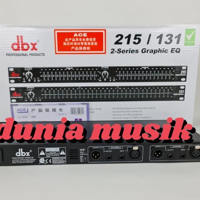 Musica- Equalizer Dbx 215 Dbx215 Dbx 215
