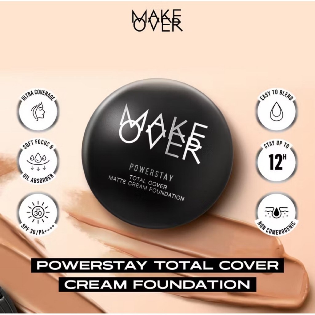 Make Over Foundation Powder Matte 12gr - SPF 15 | W33 | W42 | W22