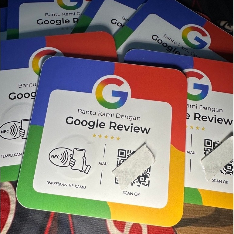 GOOGLE REVIEW CARD NFC | KARTU NFC UNTUK REVIEW GOOGLE BISNIS