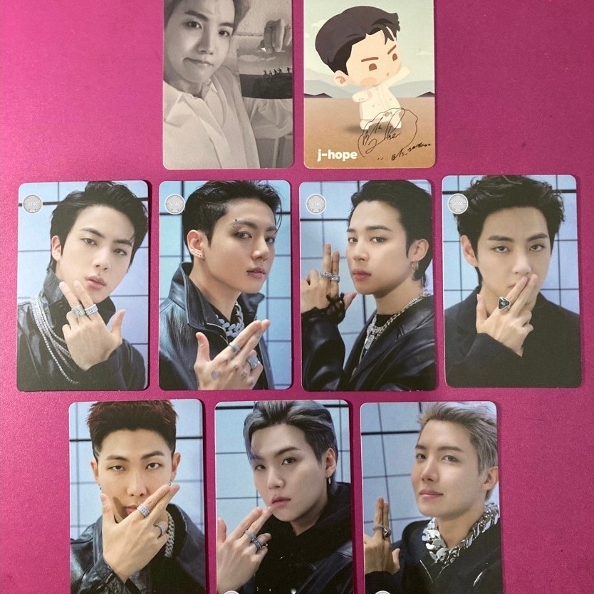 Photocard Official PC BTS Proof RM JIN SUGA JHOPE JIMIN V JUNGKOOK Print Logo