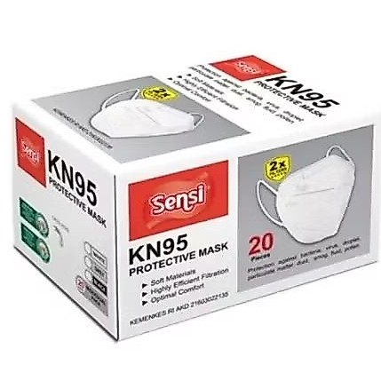 MASKER SENSI KN95 / Masker Sensi KN95