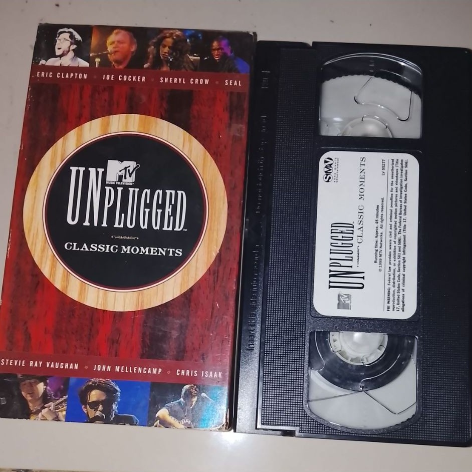 Kaset VHS Betamax MTV Unplugged